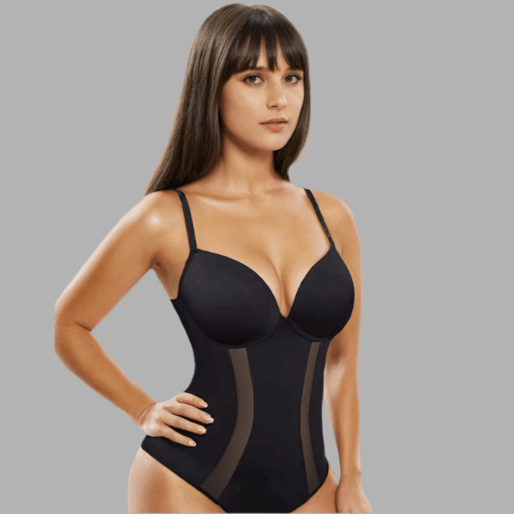 Sheer Panel Bodysuit