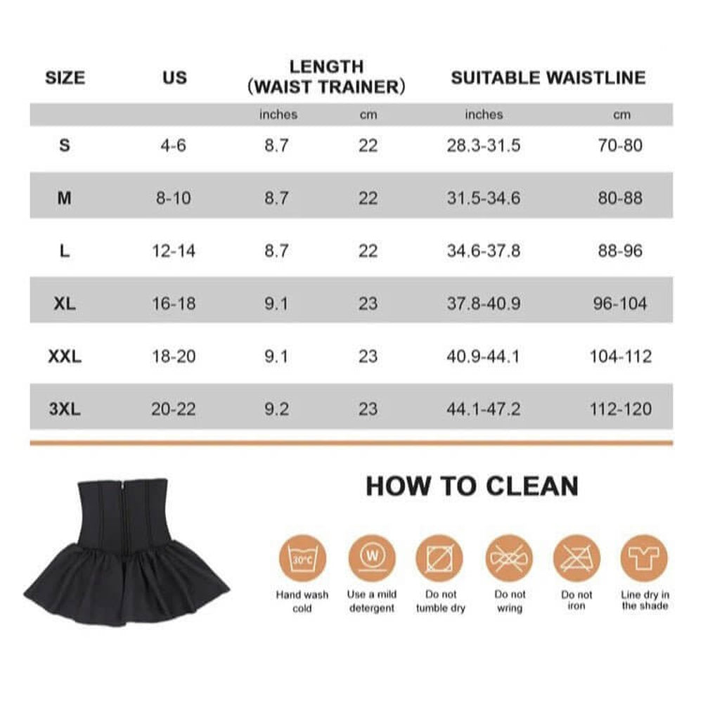 compression corset skirt